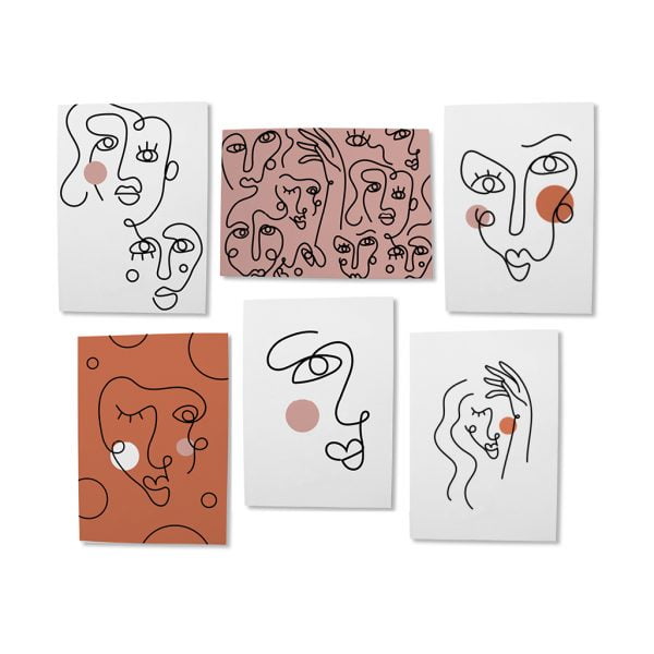 Abstract-Face-Greeting-Card-Bundle-Sugar-and-Vice-Cape-Town-Online